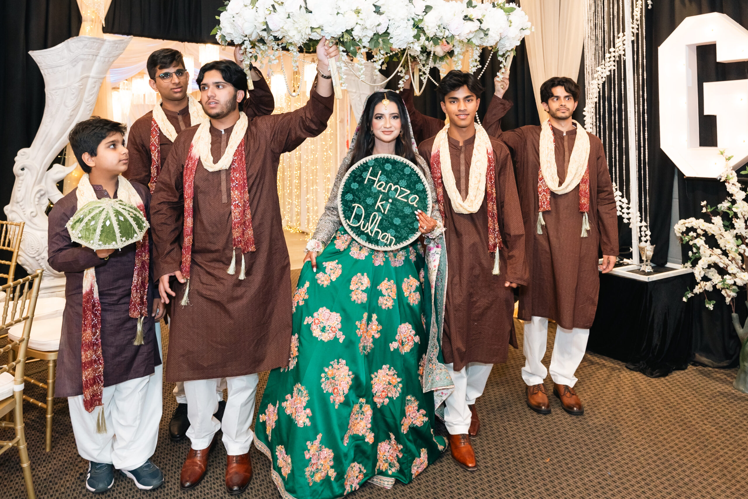 Hamza-Namoos-Bride-Entry-Hamza-Ki-Dulhan-Sign-Toronto